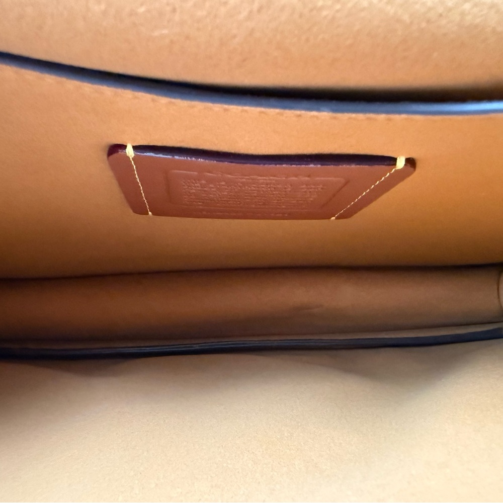 Coach Soft Chain Tabby Leather Shoulder Bag - Picture 3 of 4
